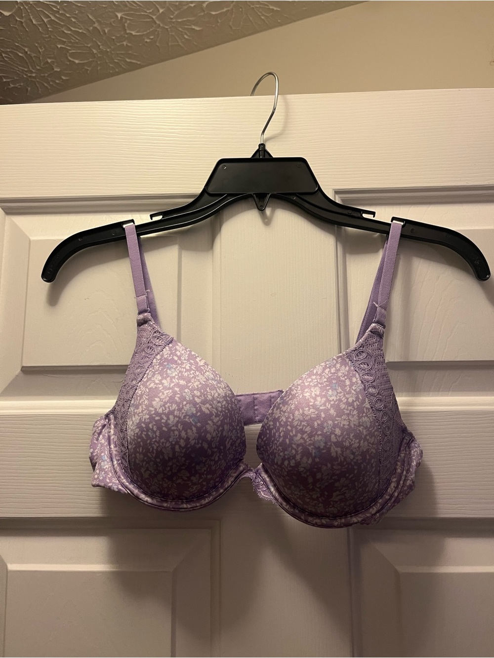 Maidenform Purple Floral Bra Size 34B